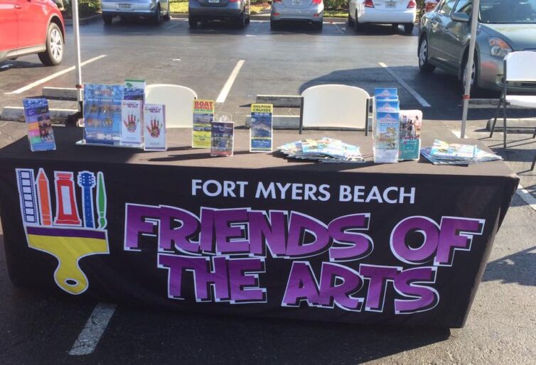 Friends of the arts table